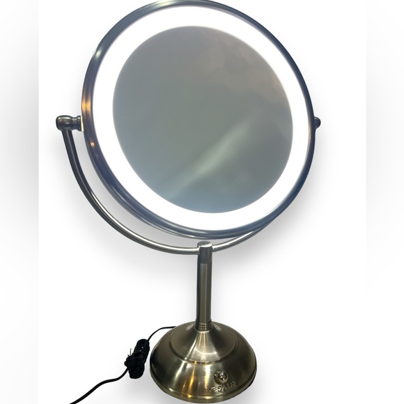 Vesaur Silver 10" Round Dimmable Brightness Professional Lighted Mirror READ - Picture 5 of 8